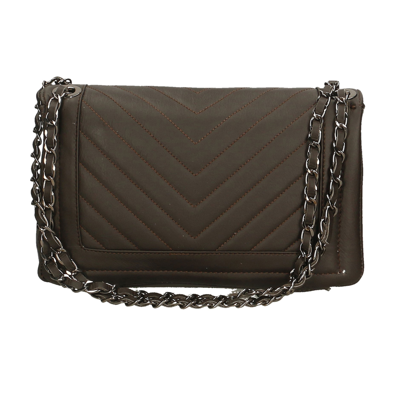 Borsa a tracolla da donna In Vera pelle Made in Italy 27x17x8 cm