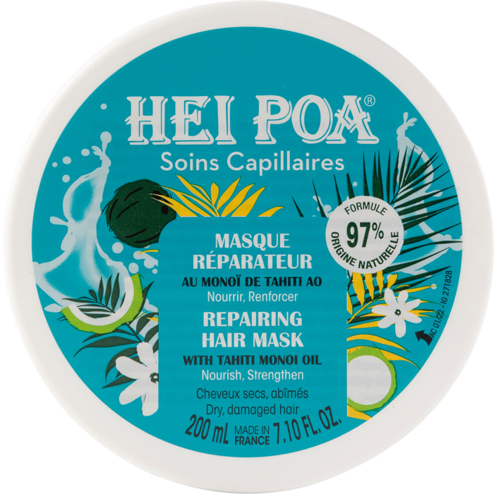 Masque Réparateur - Monoï de Tahiti 200 ml