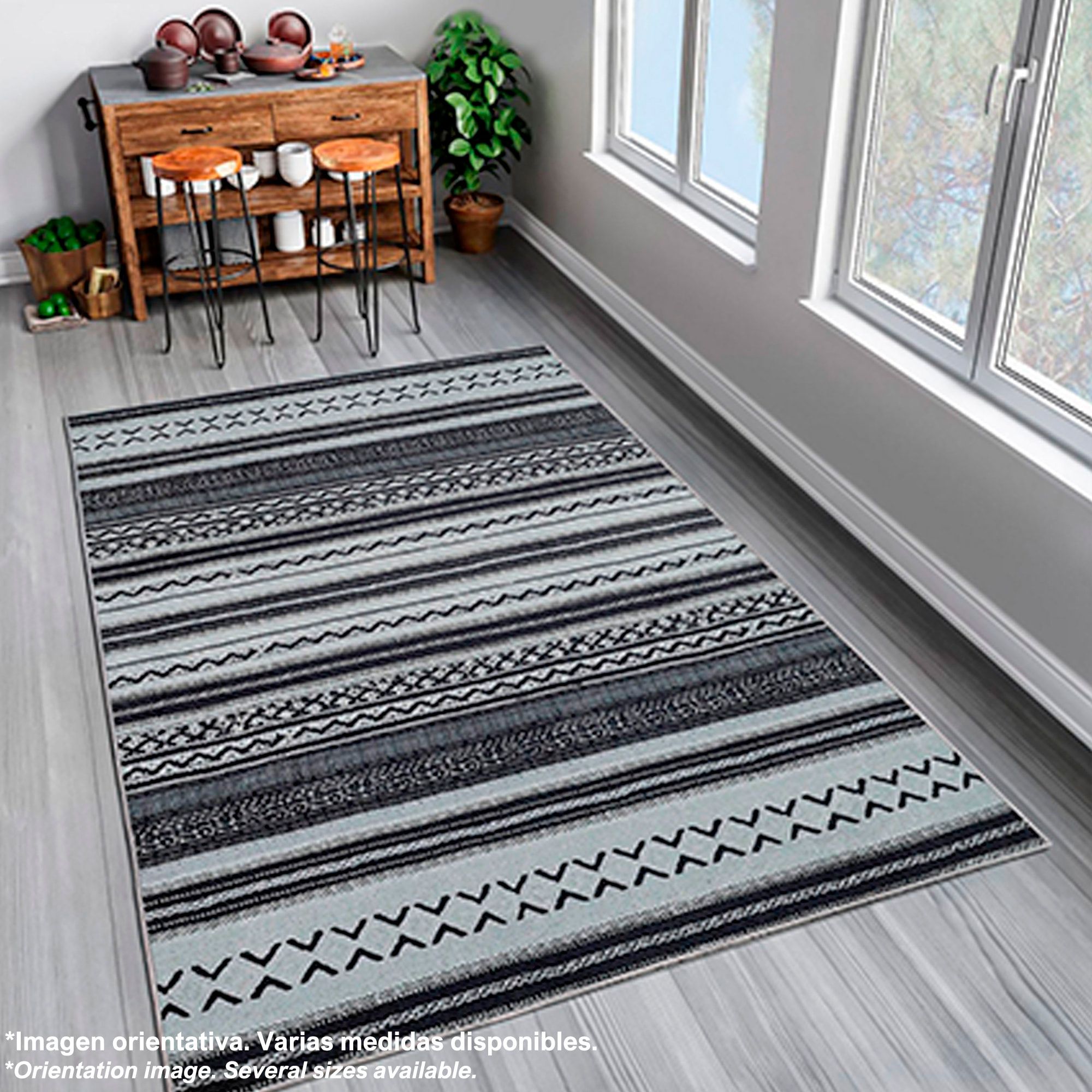 Alfombra de Poliester estampada 100 x 150cm