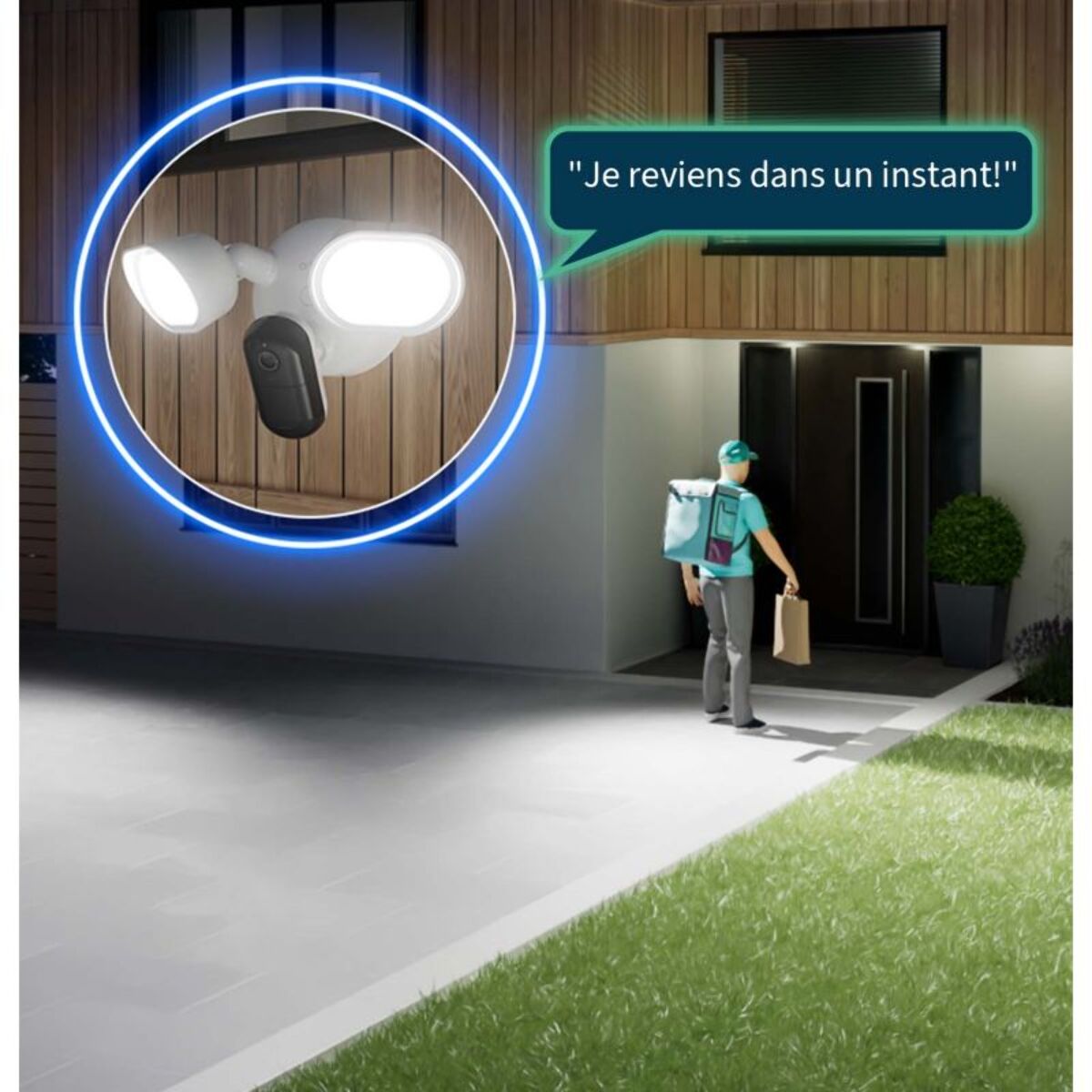 Caméra de surveillance ARLO 2 caméras ext Floodlight 2K