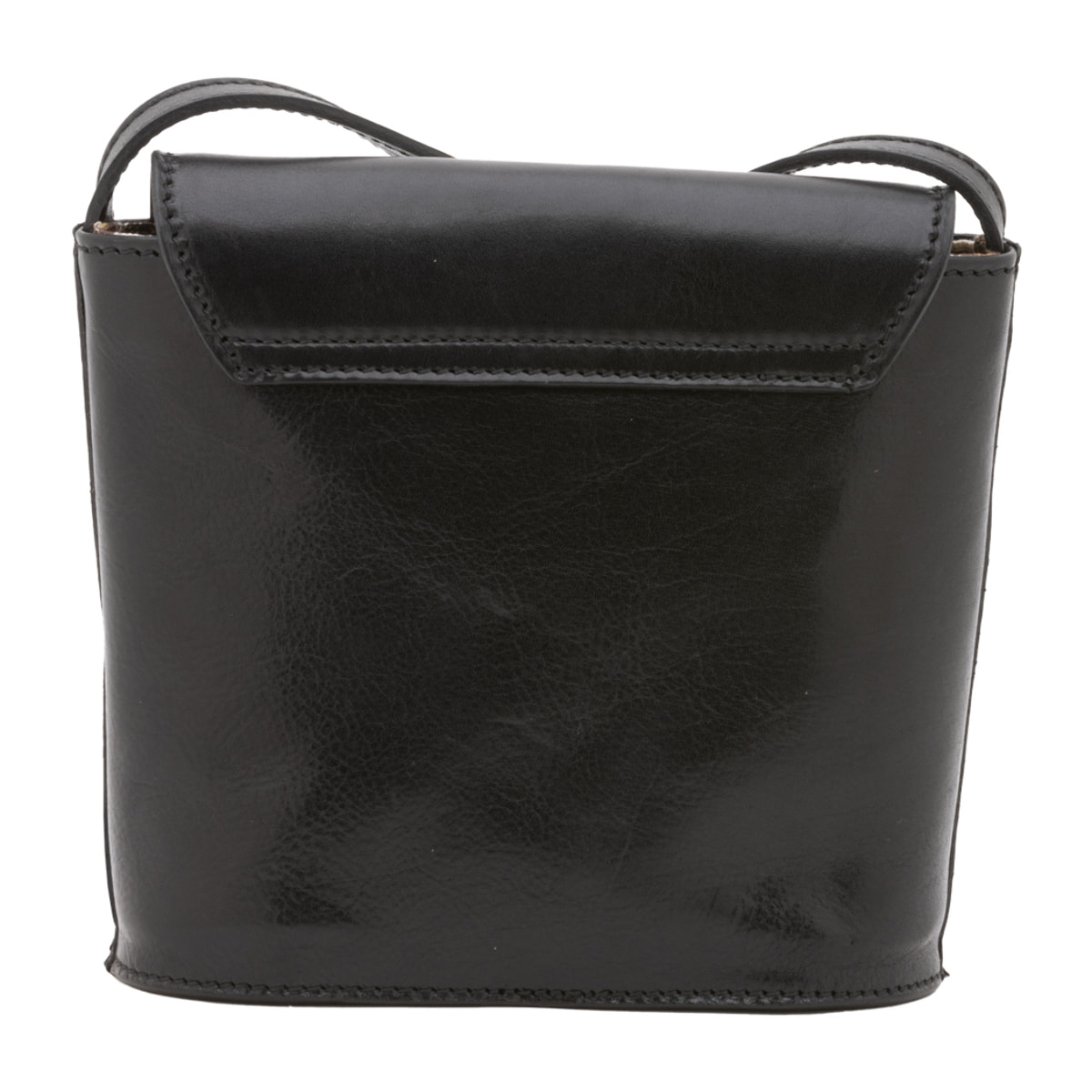 Borsa a tracolla  da uomo In Vera pelle Made in Italy 16x17,5x7 cm