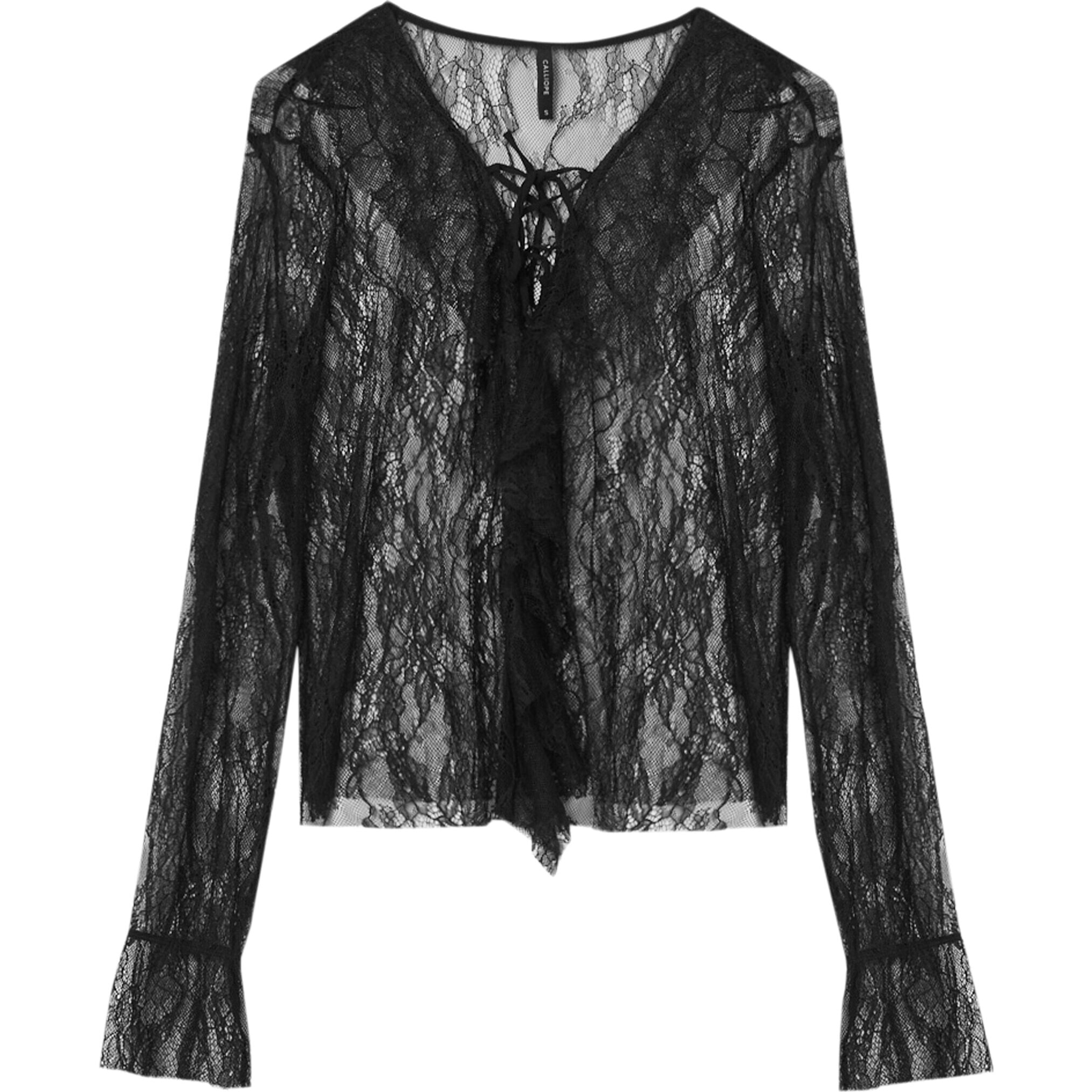 T-shirt in pizzo