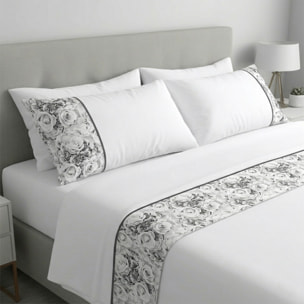 Completo letto Armonie IPERSAN Puro Cotone Classic Elegance Bianco