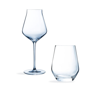 Ensemble 12 verres (verres à pied et verres à eau) Reveal Up  - Chef et Sommelier
