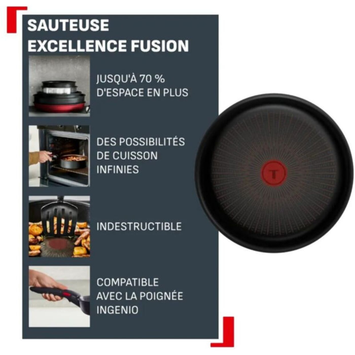 Sauteuse TEFAL Ingenio Excellence 24cm
