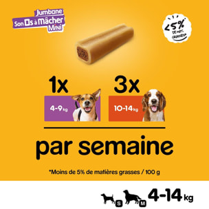 PEDIGREE Son Os à Mâcher Récompenses pour petit chien 48 friandises (12x4)