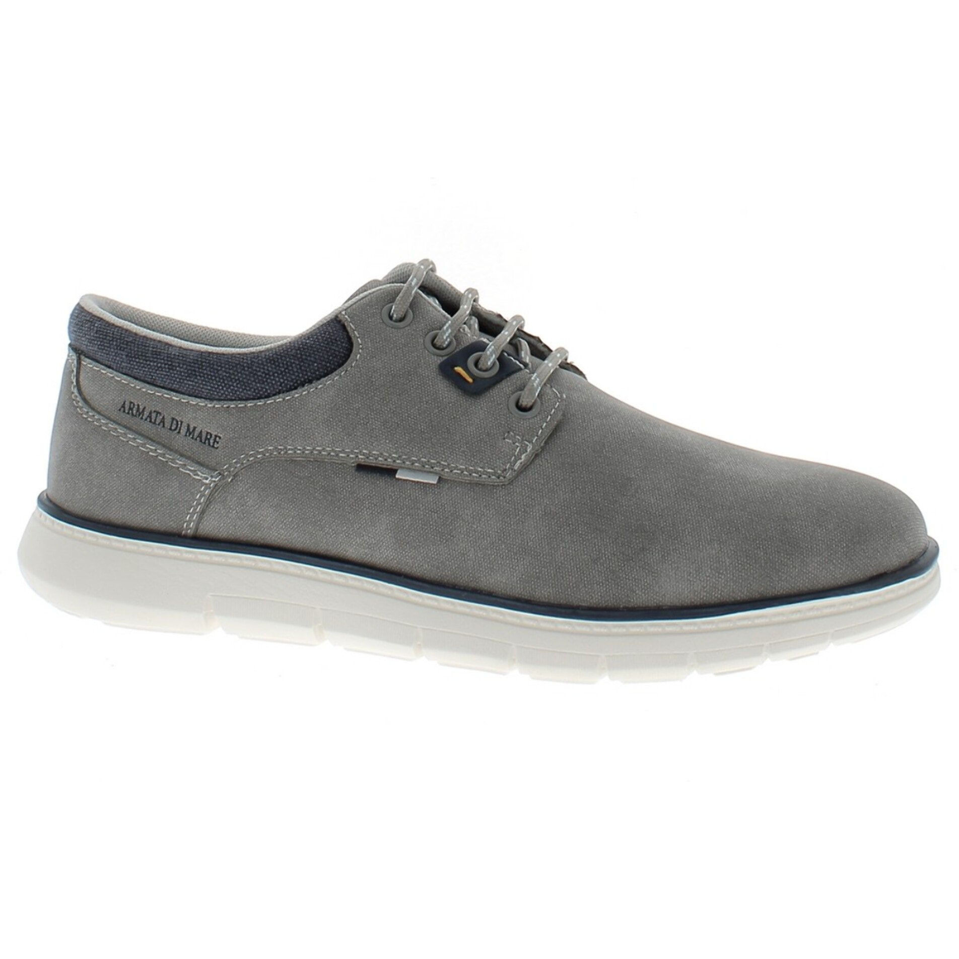 Armata di Mare Scarpe Uomo Scarponcino Casual Stringate con Soletta Rimovibile in Memory Foam AMU S25L710 Grey