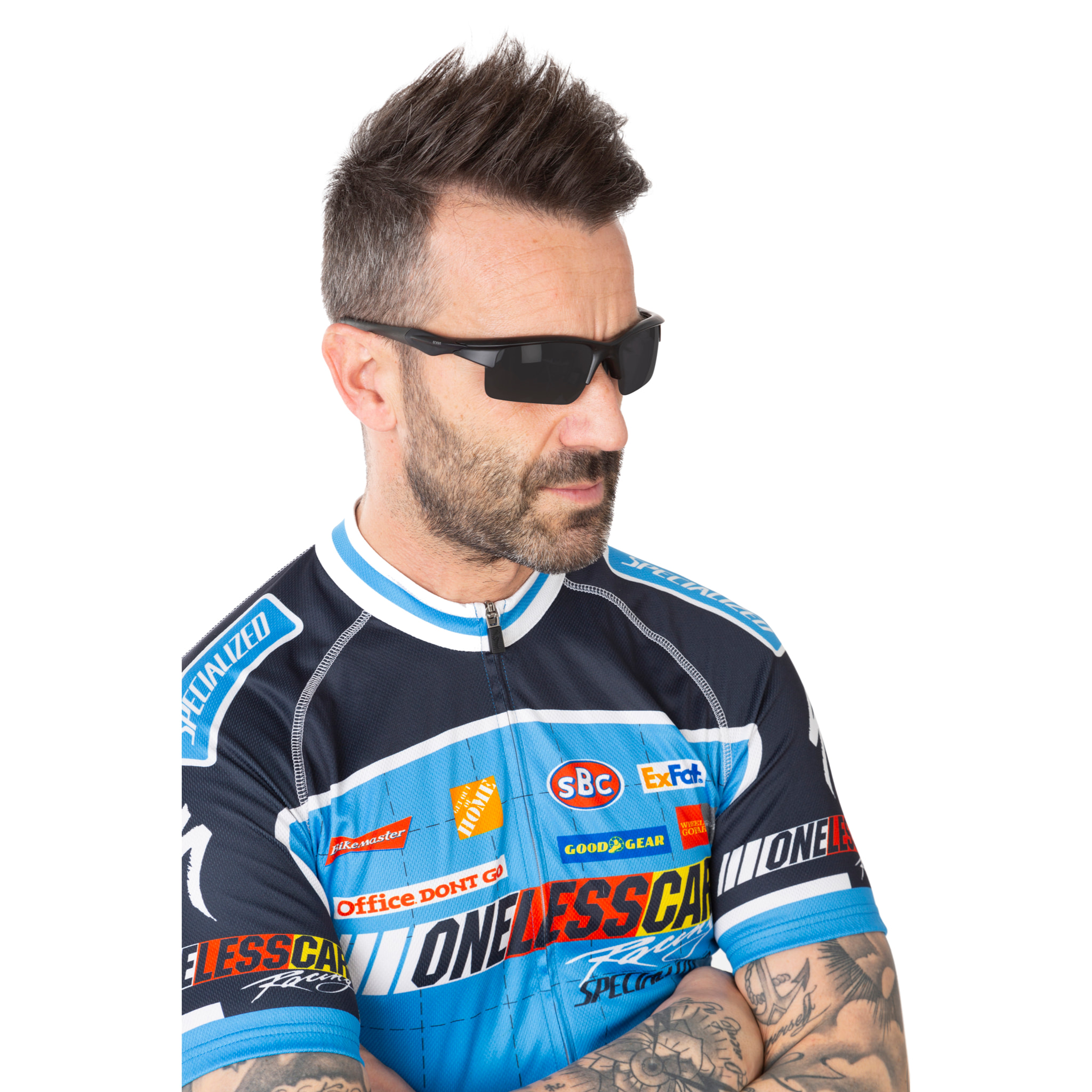 Gafas de ciclismo OCEAN GIRO - Negro mate / Polarizada ahumada