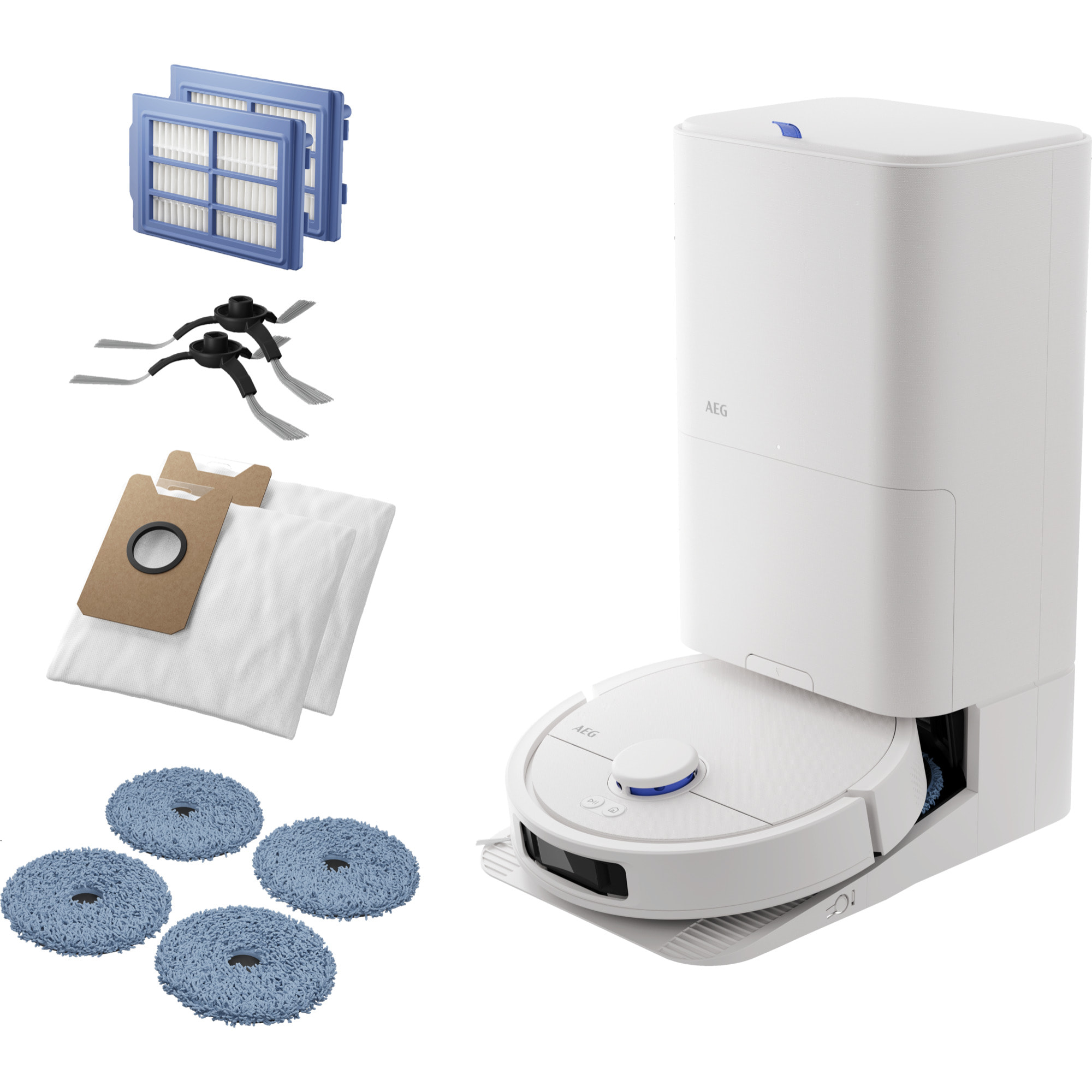 AEG Robot aspirador Serie 8000 Trilobite con 135 min de autonomía AR81UW3SW