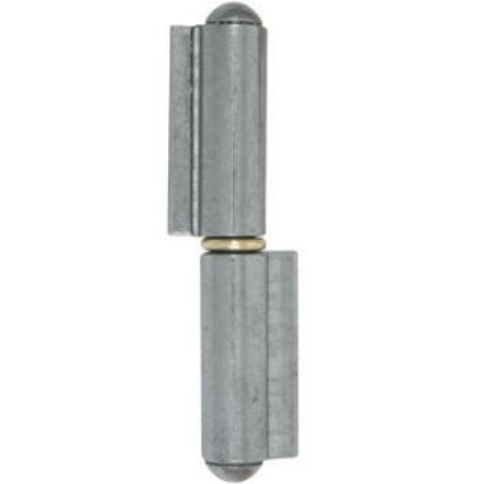 Paumelle de grille roulée lame courte 80x7 TORBEL - Bague laiton - GRLC080