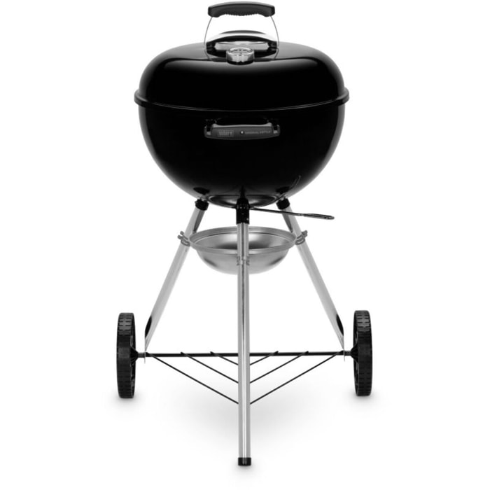 Barbecue charbon WEBER Original Kettle E-4710 Charcoal Grill black sur pieds 47 cm