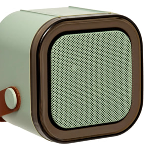 Set Karaoké Kara avec enceinte portable et 2 micros vert