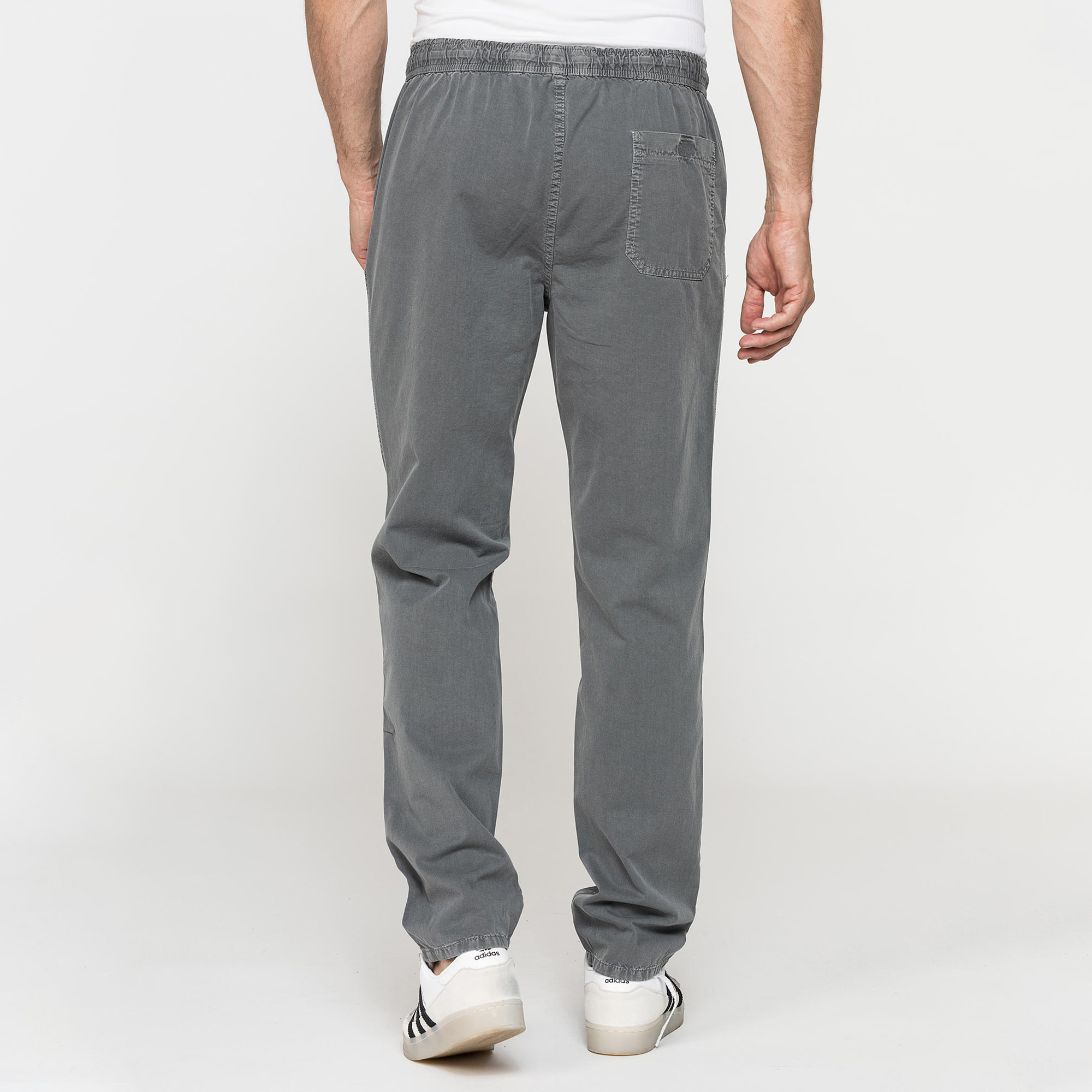 JOGGER PANT IN GABARDINA LEGGERA CON ELASTICO IN VITA