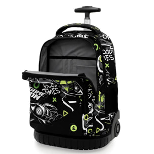 beSmart - ZAINO TROLLEY PREMIUM ORGANIZZATO GAME ON