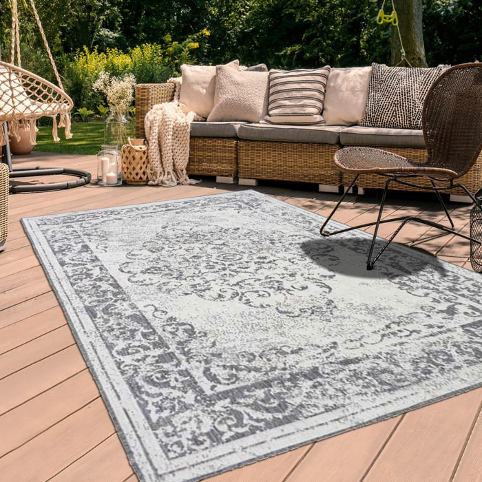 Tapis extérieur, kilim reversible MOBU