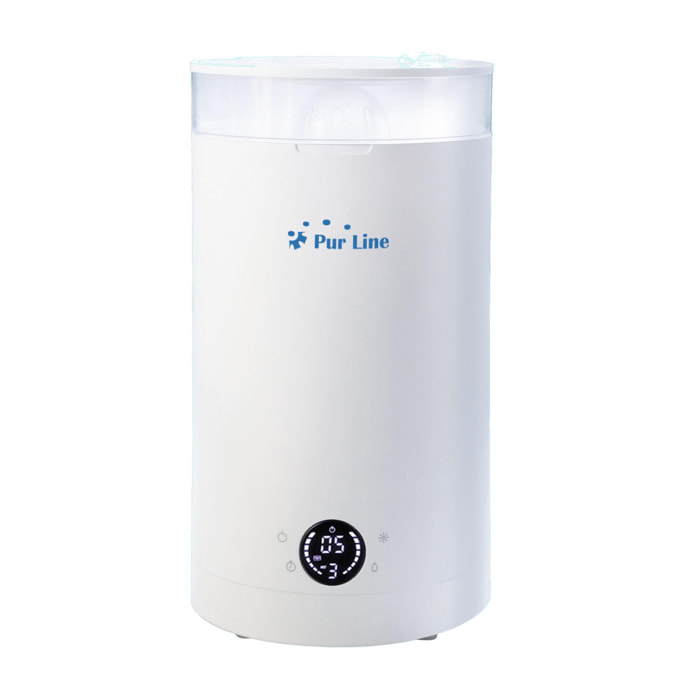 Humidificador ultrasónico de 27W vapor templado o frio para pequeñas superficies HYDRO 9 PURLINE