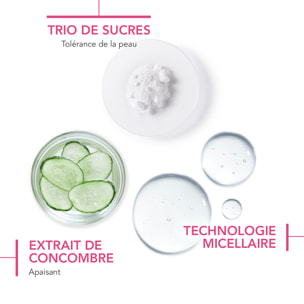 Créaline H2O - Eau Micellaire Démaquillante Sans Rinçage - Peaux Sensibles