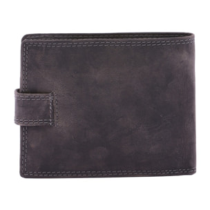 Portafoglio uomo vera pelle - Modello False - Casual - 10.0 x 12.5 x 3.0 cm
