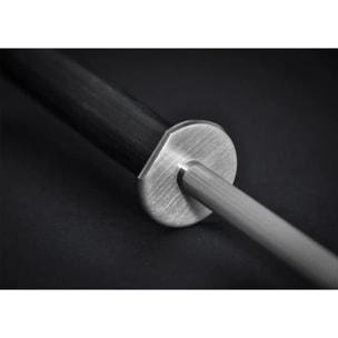 Il Set Base Deluxe: 2 coltelli (ufficio + santoku) + set per affilatura grana 180/800 + acciaino per affilare