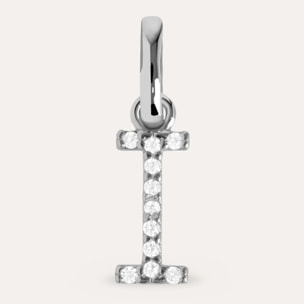 Charm Letter Spark in Argento