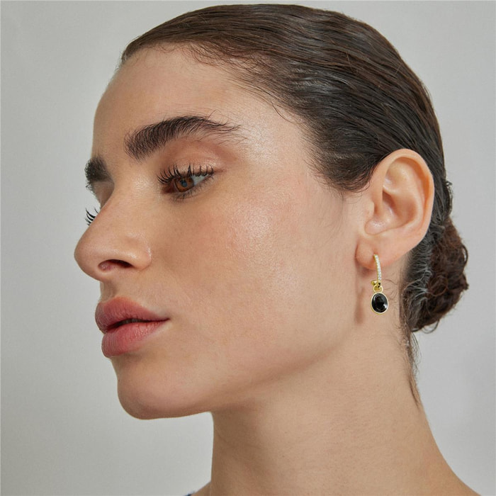 Pendientes Lux by Lux acabados baño Oro 18K