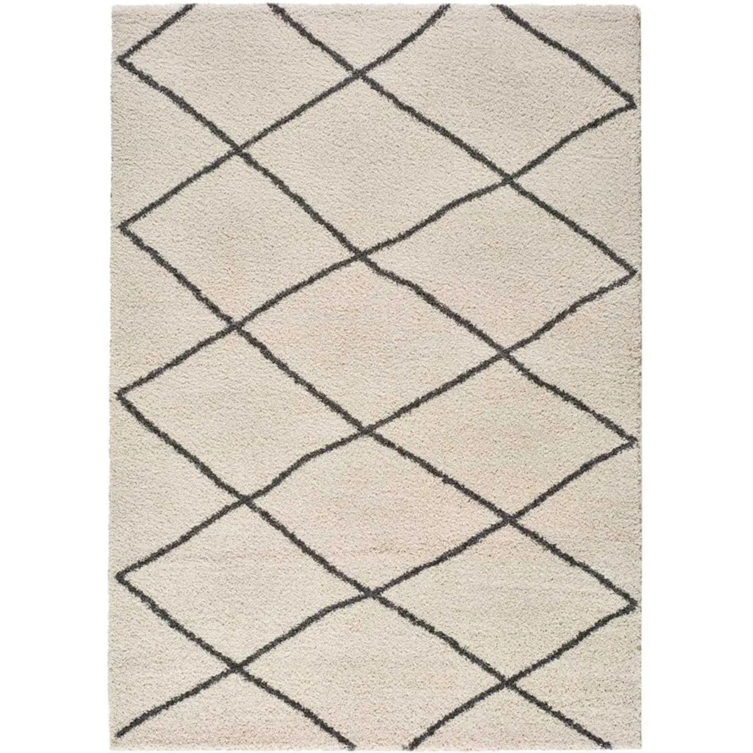 Alfombra de pelo largo Atlas Blanco, varias medidas disponibles