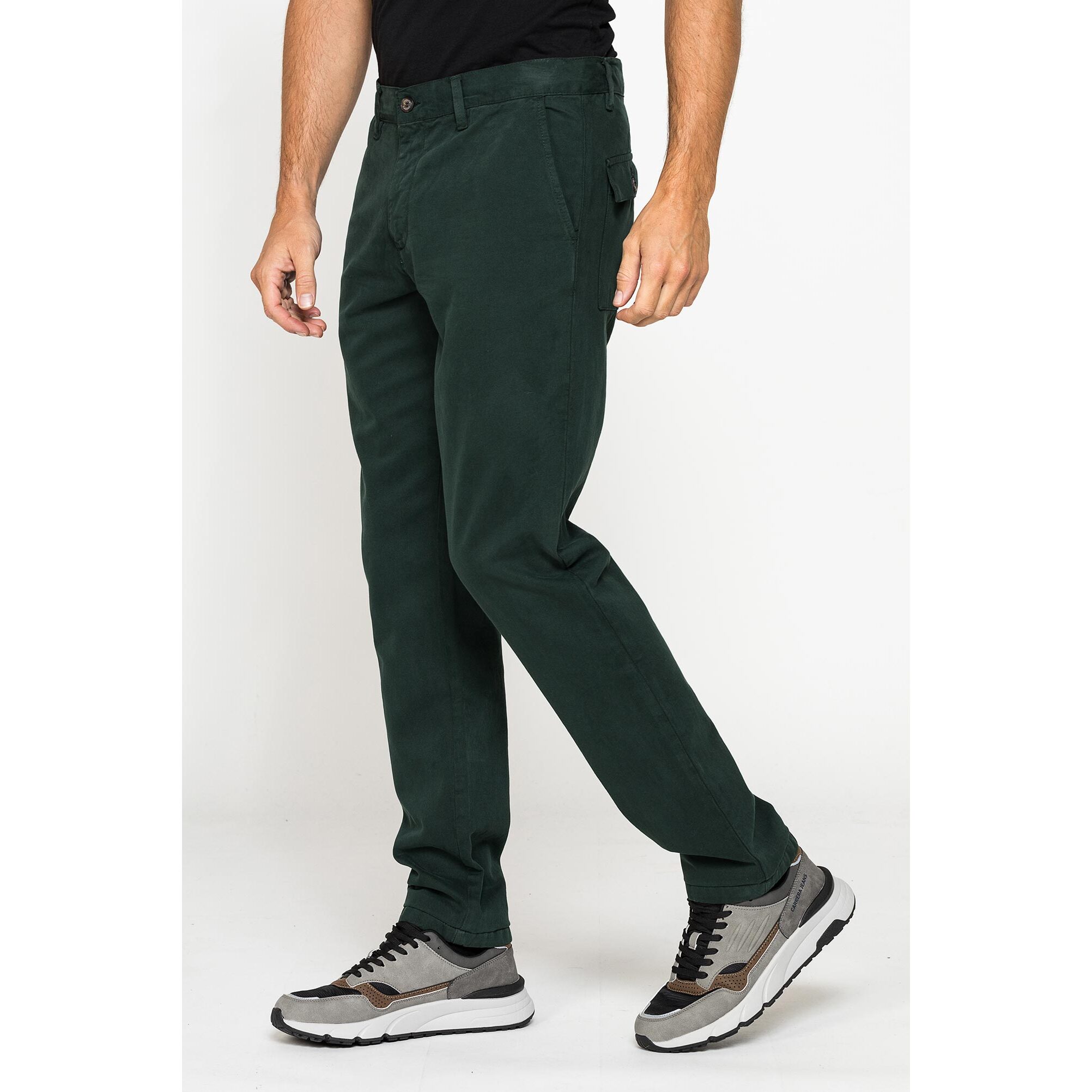 CHINO MOD. 610 REGULAR FIT IN GABARDINA PESANTE