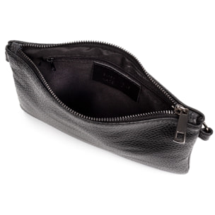 Albenga Borsa a tracolla da donna in vera pelle finitura dollaro