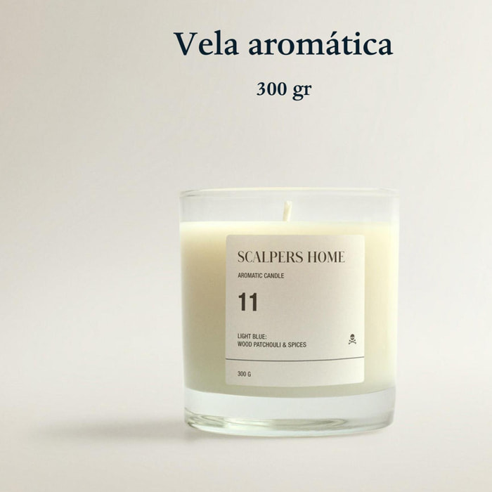 Vela aromática 300gr aroma white lotus scalpers