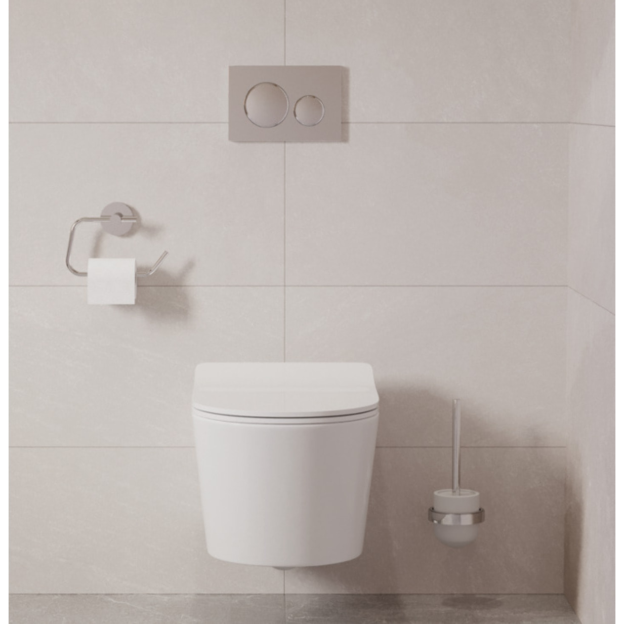 ViConnect Pro S Pack WC Bâti Villeroy & Boch + WC Swiss Aqua Technologies Brevis et fixations invisibles (VCNBREVIS1AM)