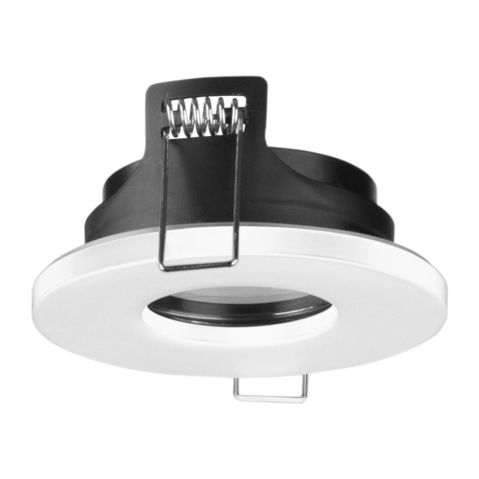 Forlight Rame - Downlight Empotrable de Techo de 85mm de Diámetro para Bombilla GU10 en Color Blanco