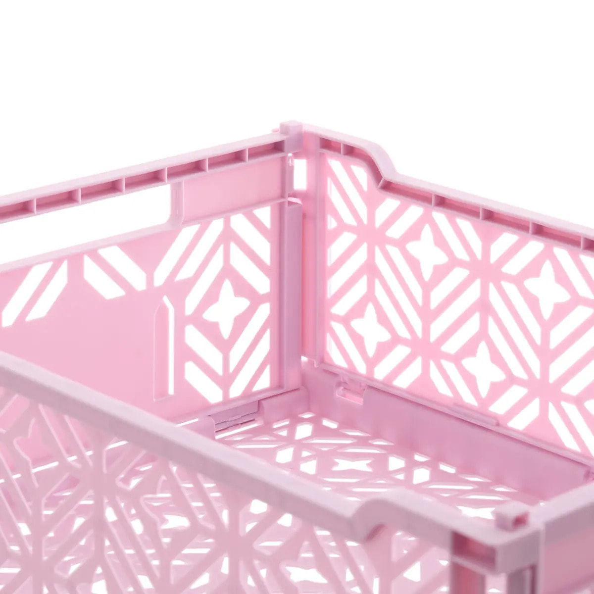 Cagette pliable Arry 40x30cm lilas