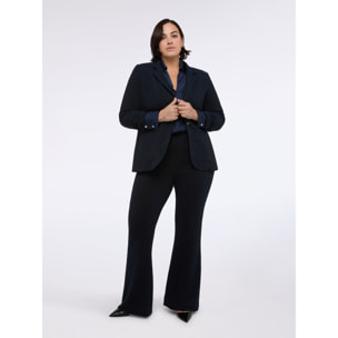 Fiorella Rubino - Blazer in jersey lurex - Blu