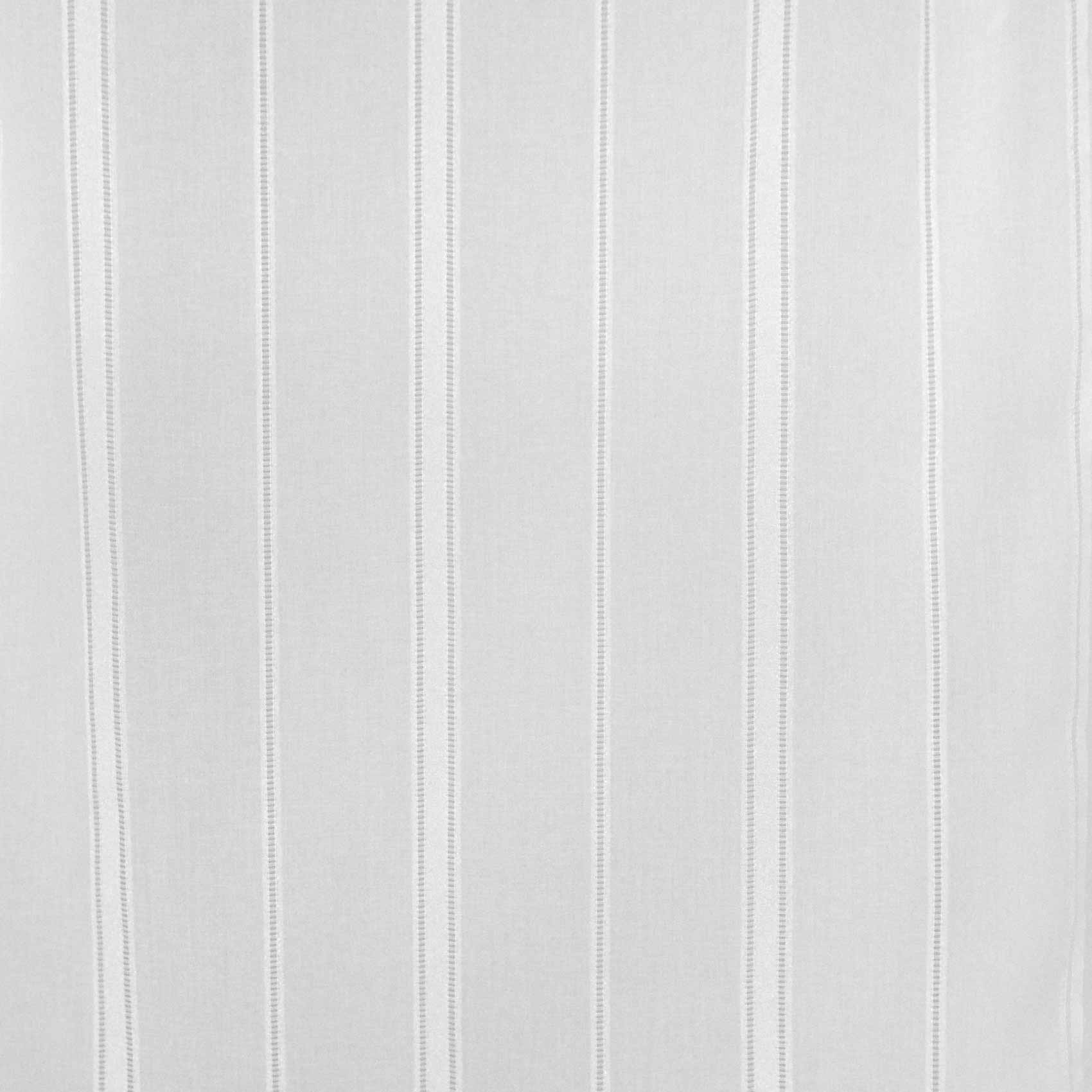 Tissu fantaisie à fines rayures - Blanc