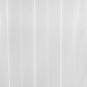 Tissu fantaisie à fines rayures - Blanc