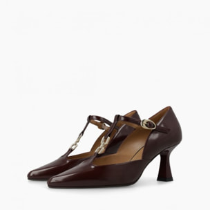 ZAPATOS DE SALÓN BURDEOS GAMO-PI