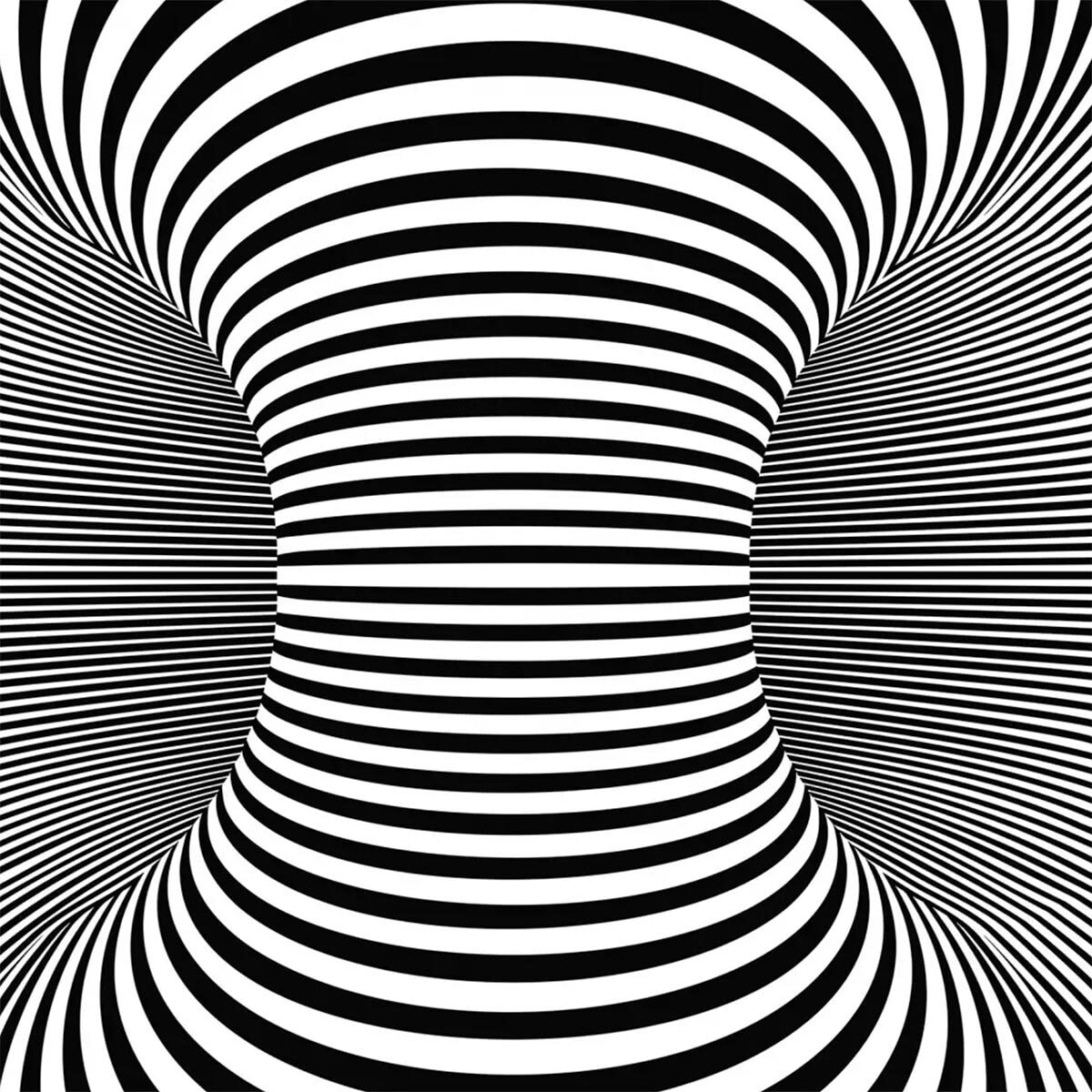 Papier peint psychedelique Intissé