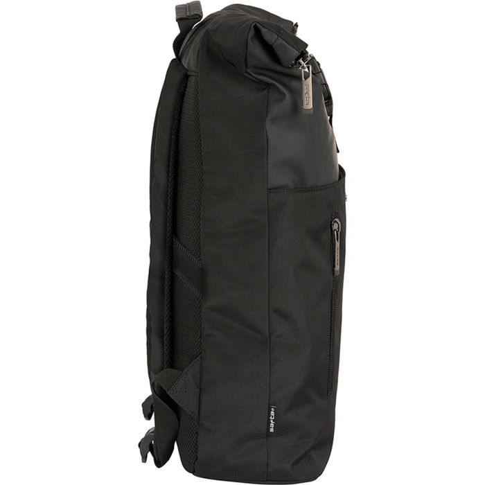 Mochila solapa para portatil 15,6 safta business "black"