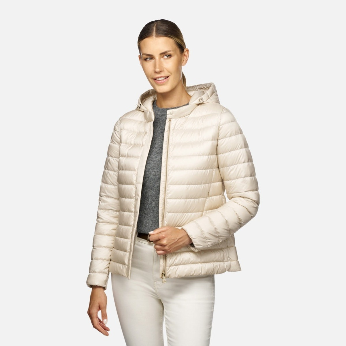 Chaqueta Mujer de la marca GEOX  modelo D JAYSEN A Beige