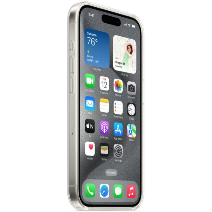 Coque APPLE iPhone 15 Pro MagSafe transparente