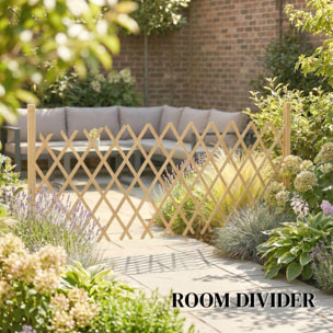 Barrière extensible - 180x30x90cm - bois pré-huilé