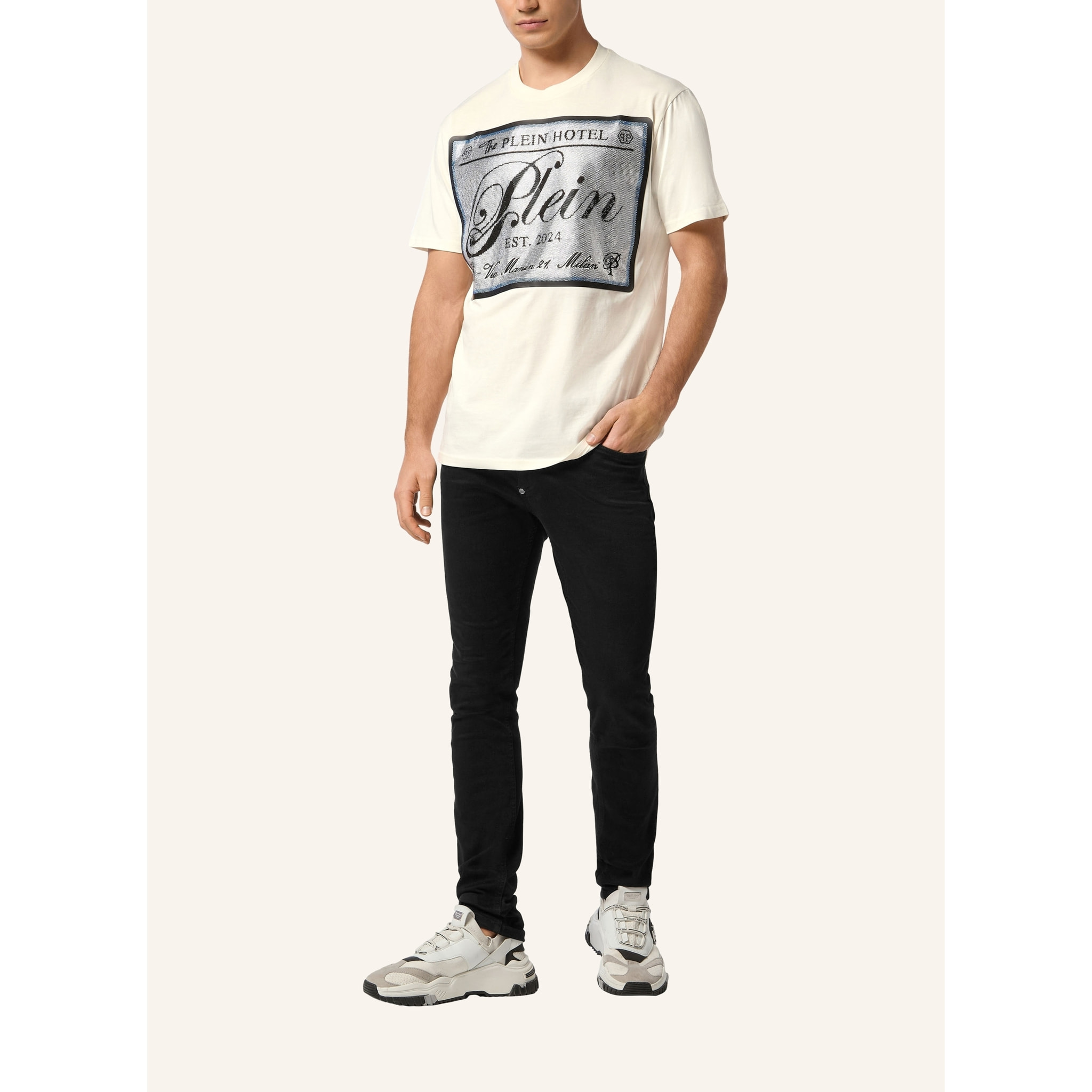 PHILIPP PLEIN T-Shirt Round Neck Ss