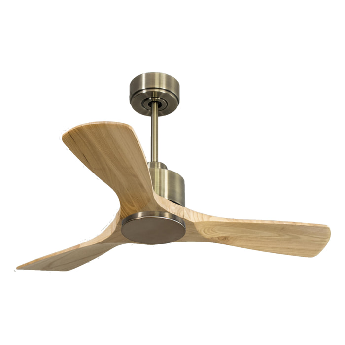 Ventilateur de plafond Réversible  Thermostat Wifi Moteur à courant continu Toits en pente Télécommande Hypersilence Mémoire