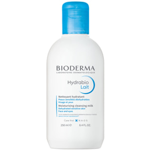 Hydrabio Lait - Nettoyant Hydratant Visage & Yeux - Peaux Sensibles Déshydratées 250 ml