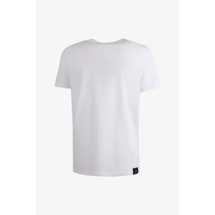 T-shirt Esercito bianca in cotone uomo