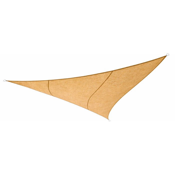 Voile d’ombrage triangulaire en jute - Naturel