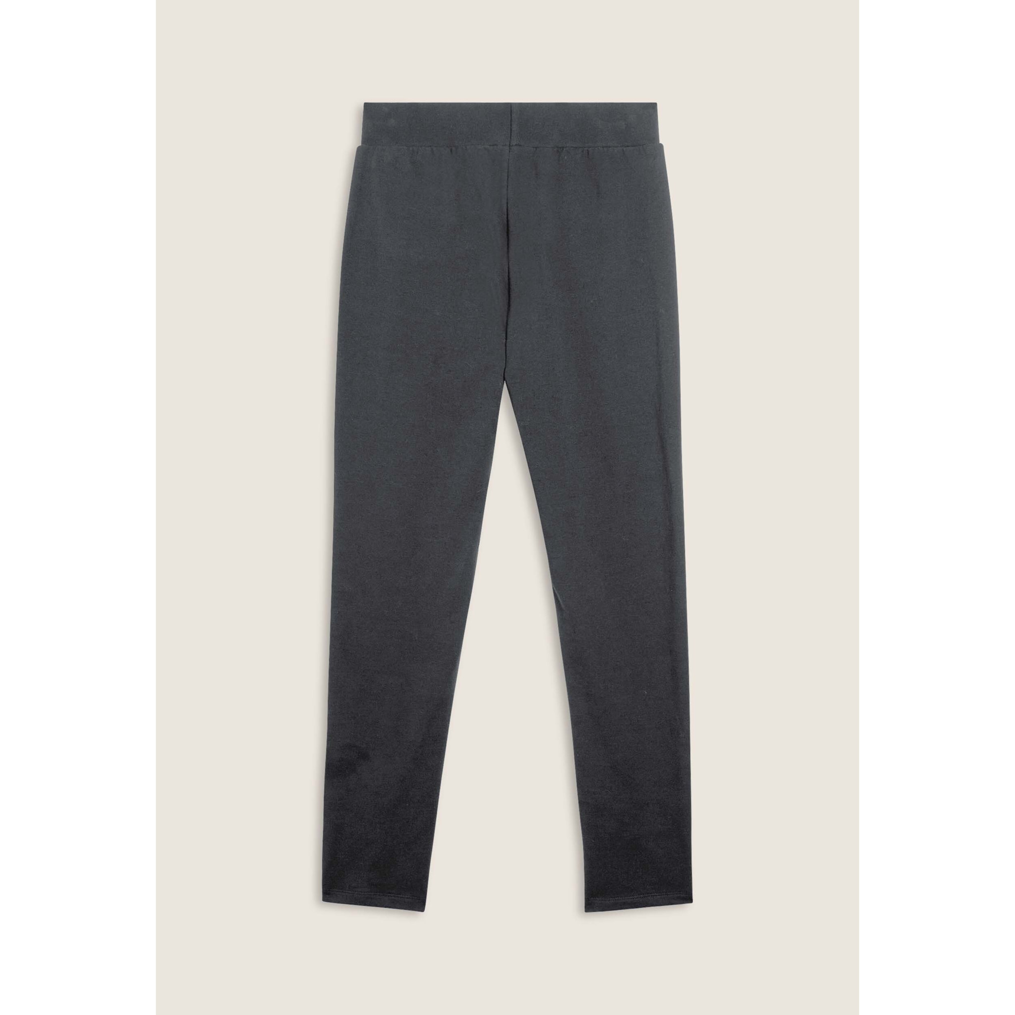 Pantaloni regular in felpa garzata con dettagli a trecce