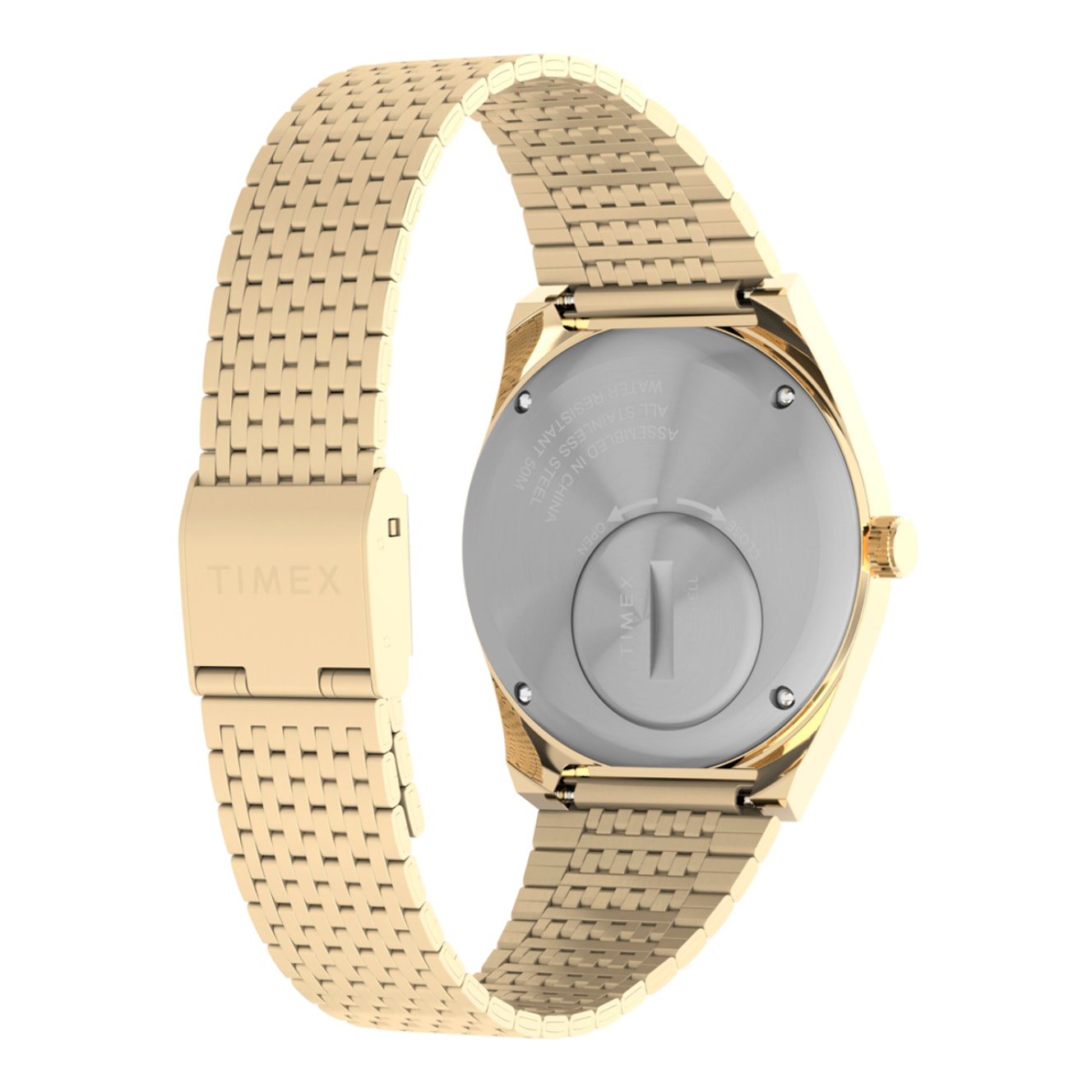 Reloj Timex TW2W62500 Hombre Analogico Cuarzo con Correa de Acero inoxidable