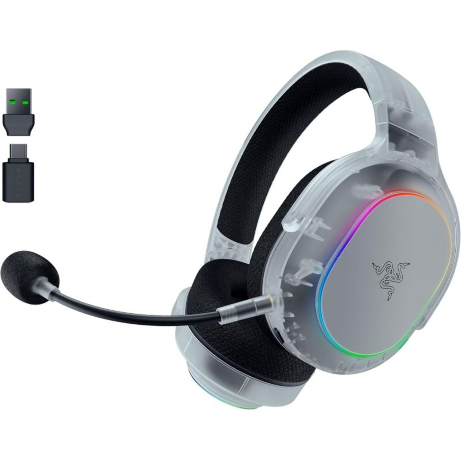Casque gamer RAZER BARRACUDA X CHROMA PHANTOM WHITE ED