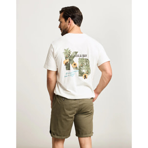 Camiseta Manga Corta Beige - Arrento